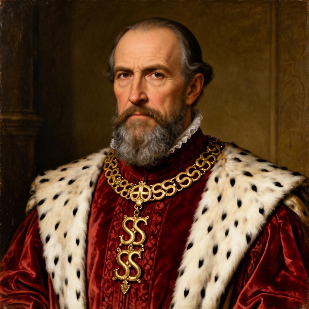 Portrait of John of Gaunt — ancestral lineage of the Noble House of Brattleby, seat of Lady Nicoleta, the 12th Baroness of Brattleby