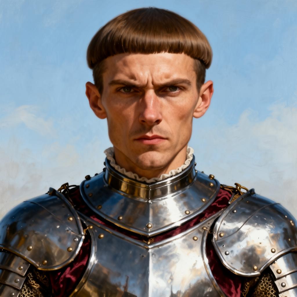 Portrait of King Henry V — ancestral lineage of the Noble House of Brattleby, seat of Lady Nicoleta, the 12th Baroness of Brattleby