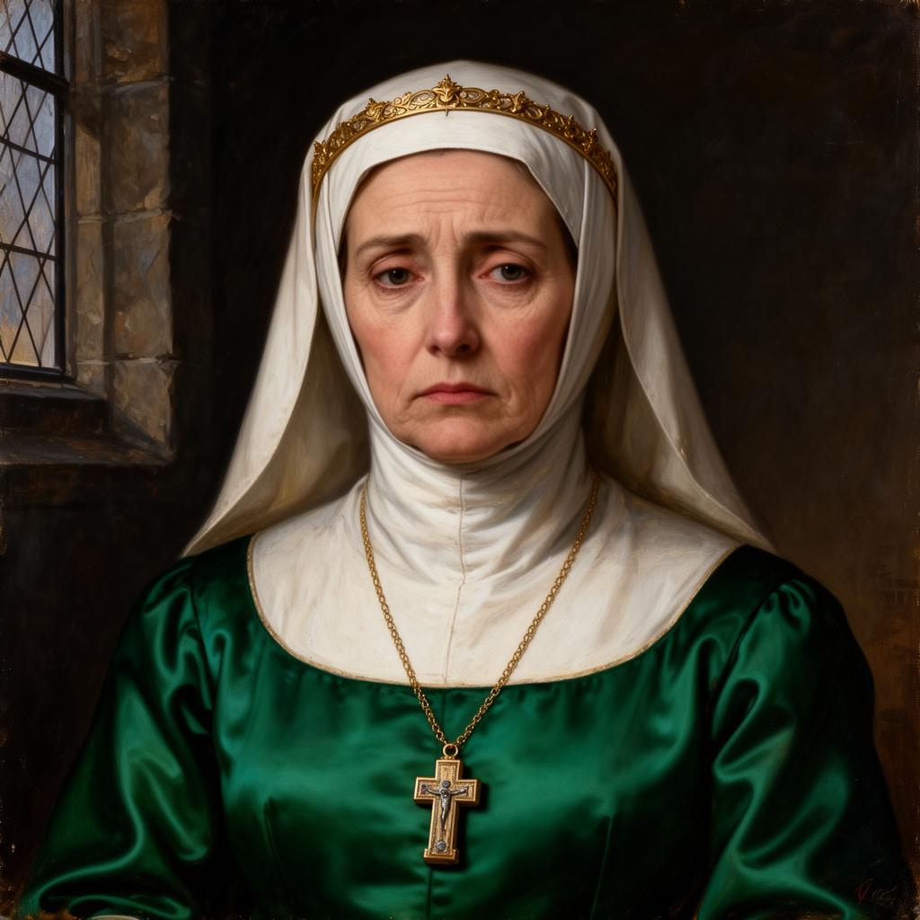 Portrait of Idoine de Camville — ancestral lineage of the Noble House of Brattleby, seat of Lady Nicoleta, the 12th Baroness of Brattleby