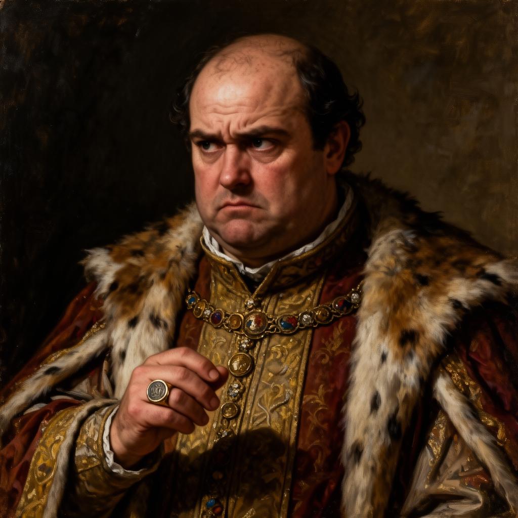 Portrait of King John — ancestral lineage of the Noble House of Brattleby, seat of Lady Nicoleta, the 12th Baroness of Brattleby
