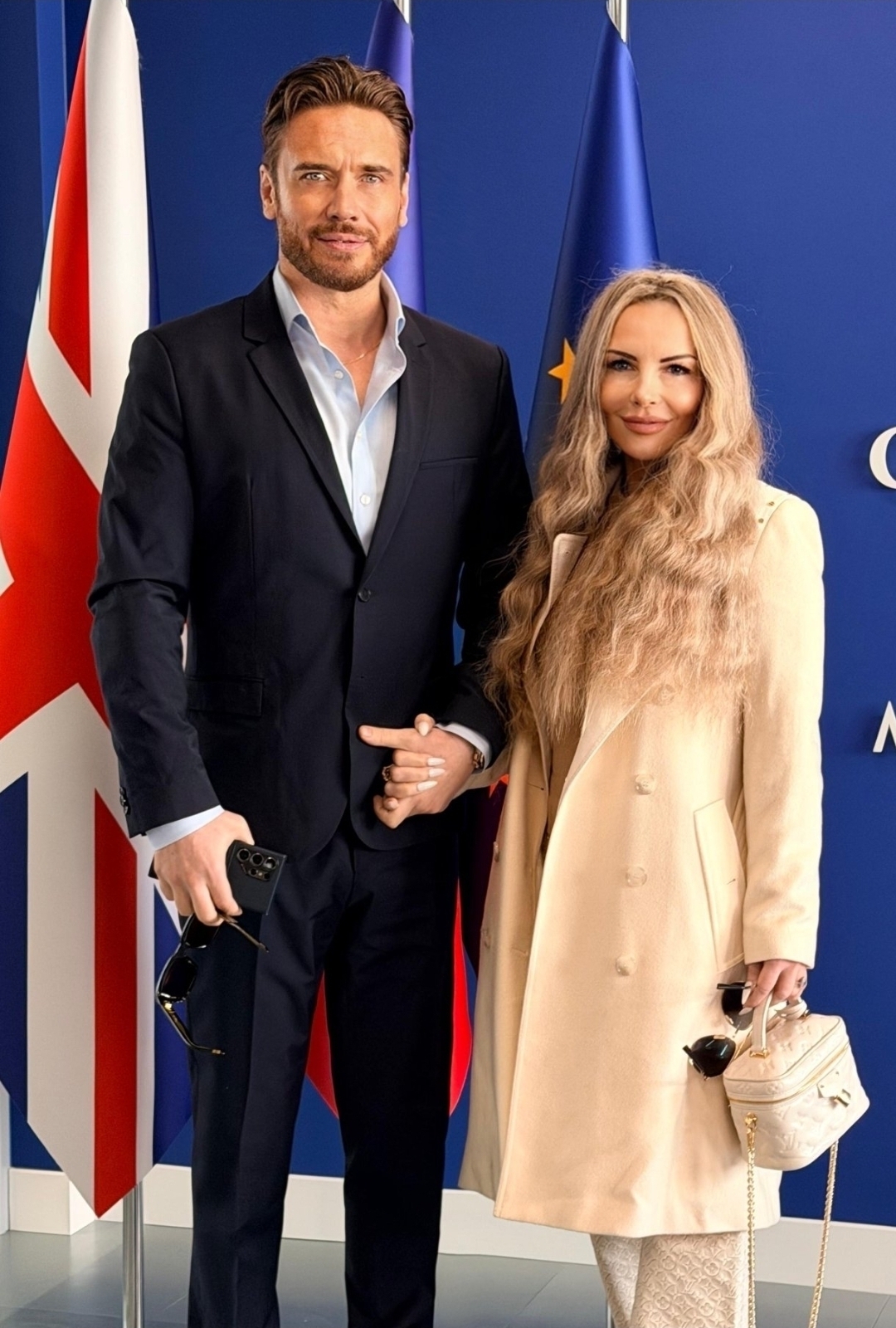 Honorary Lord Răzvan Vasile (by marriage) and the Baroness at an official diplomatic event