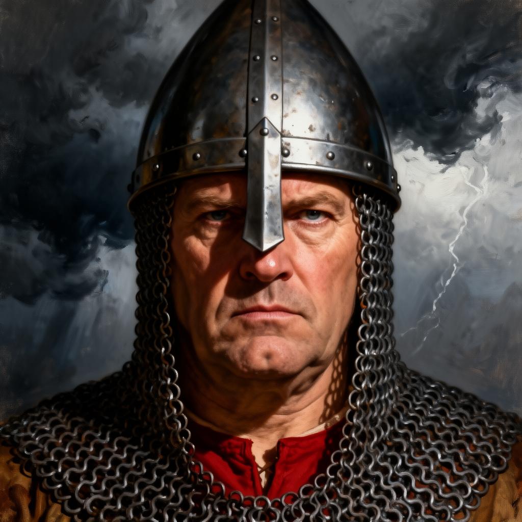 Portrait of William the Conqueror — ancestral lineage of the Noble House of Brattleby, seat of Lady Nicoleta, the 12th Baroness of Brattleby